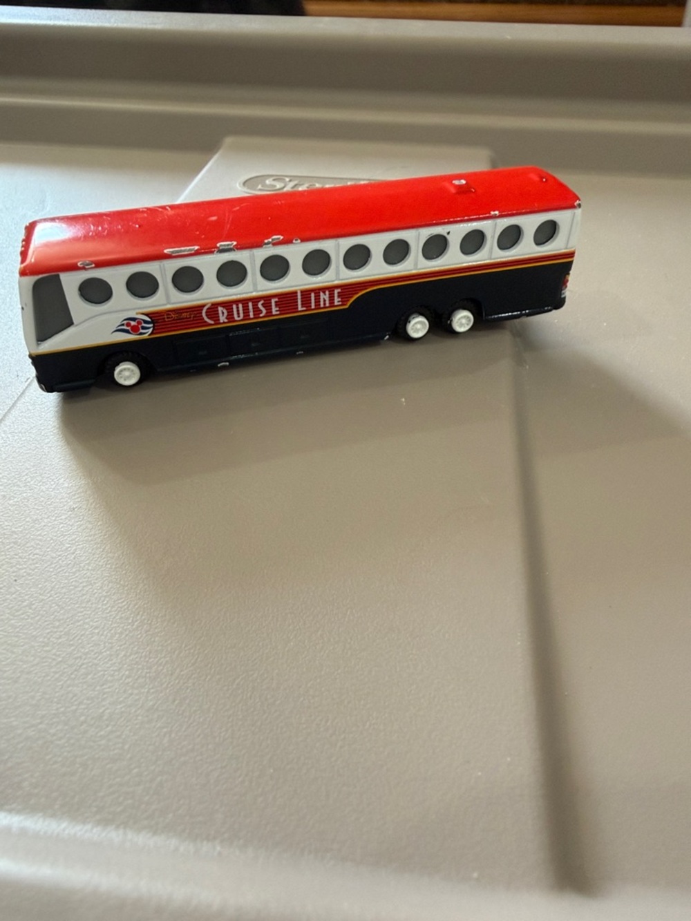 Disney Cruise Line Toy Bus - Red, White & Navy Kids Toy